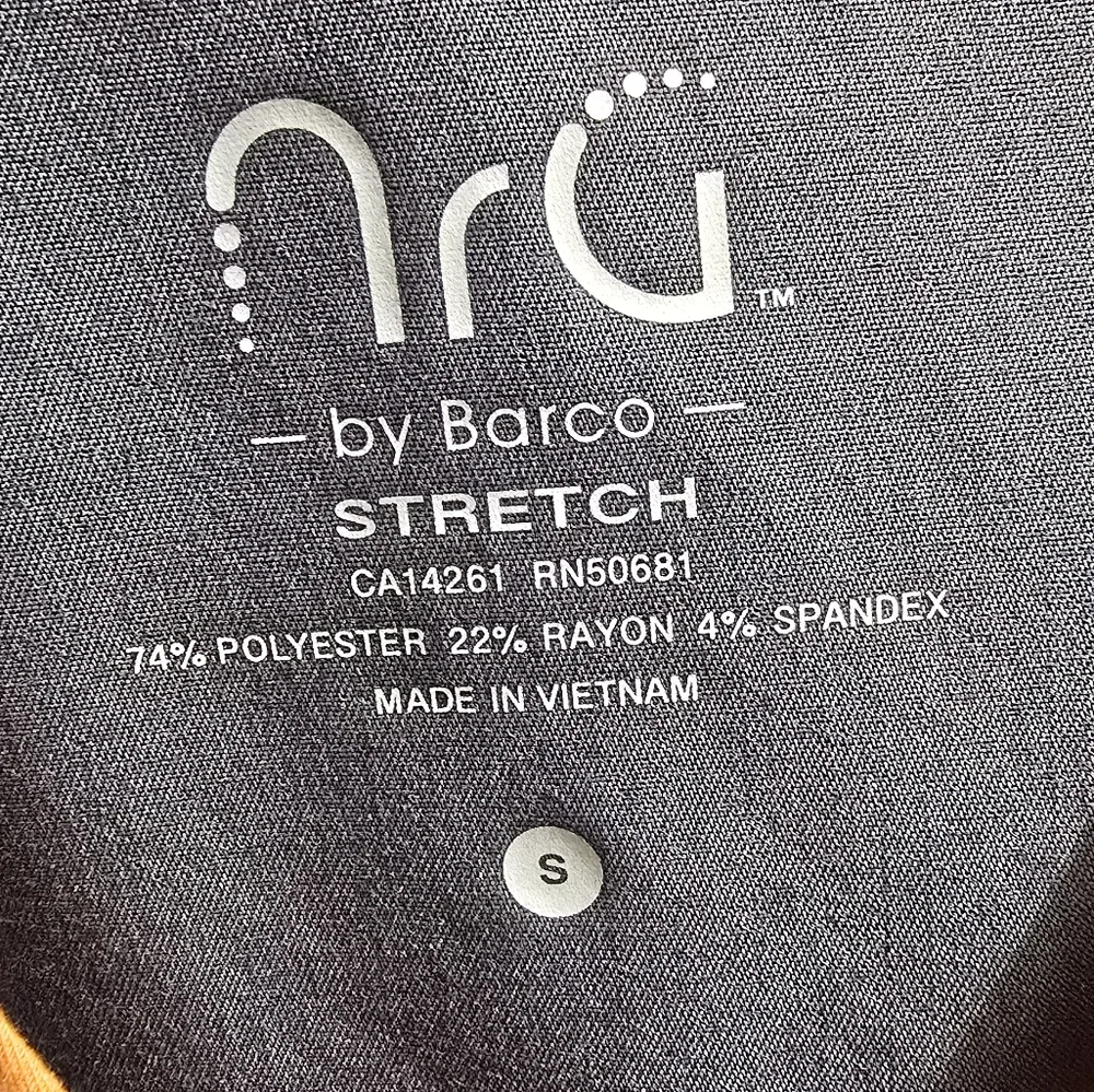 Brand New Orange and Gray NRG by Barco 2-Pc Matching Scrubs Set - Picture 14 of 16